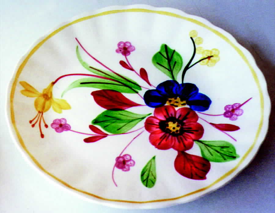 Rhapsody Dinner Plate by Blue Ridge Southern Pottery-1