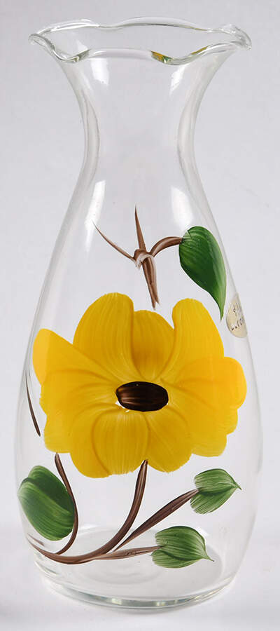 Ridge Daisy Glassware Bud Vase by Blue Ridge Southern Pottery-1