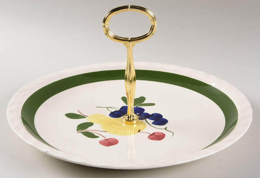 Ridge Harvest Dinner Plate for 2 Tiered Serving Tray by Blue Ridge Southern Pottery-1