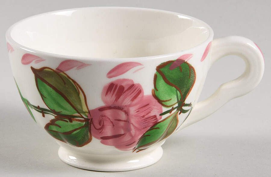 Ridge Rose Footed Cup by Blue Ridge Southern Pottery-1