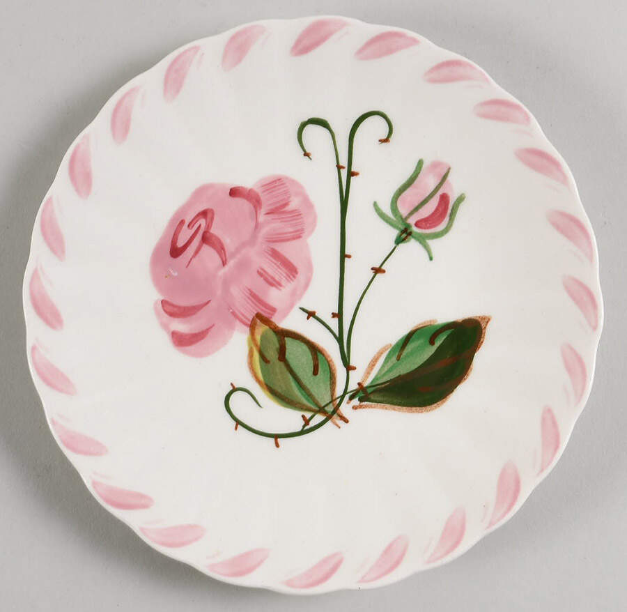 Ridge Rose Bread & Butter Plate by Blue Ridge Southern Pottery-1