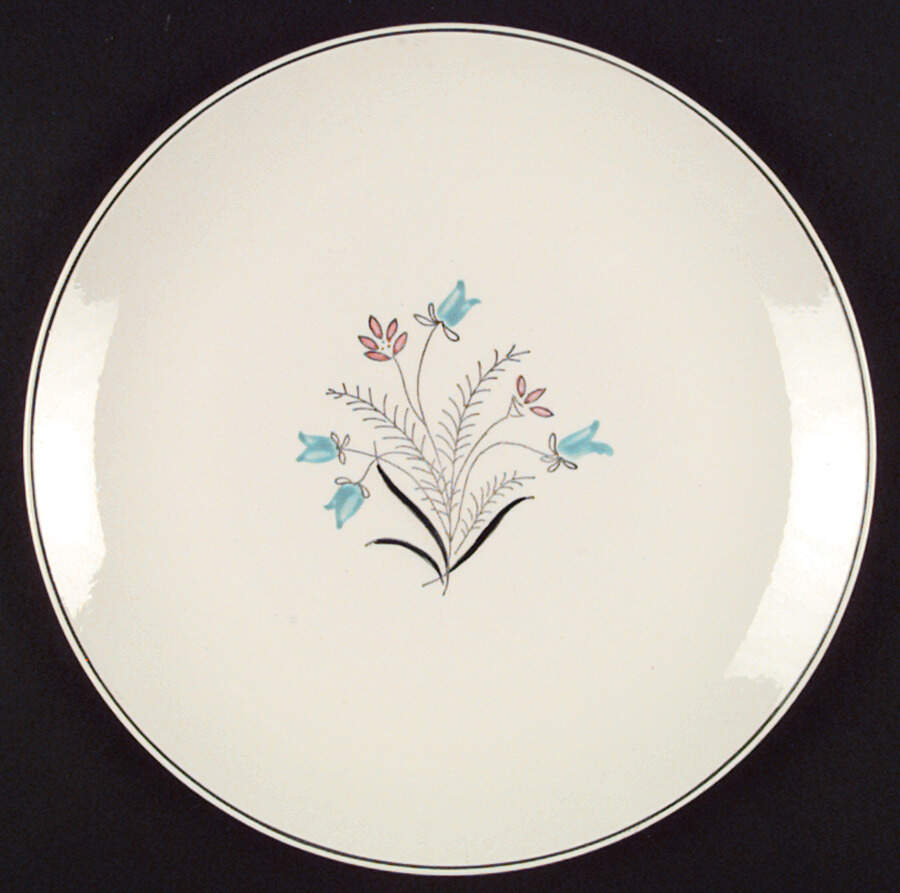 Rock Garden Dinner Plate by Blue Ridge Southern Pottery-1