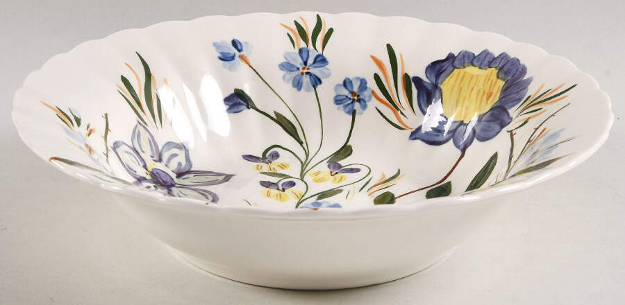 Rose Hill 9" Round Vegetable Bowl by Blue Ridge Southern Pottery-1