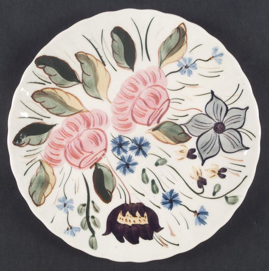 Rose Hill Dinner Plate by Blue Ridge Southern Pottery-1