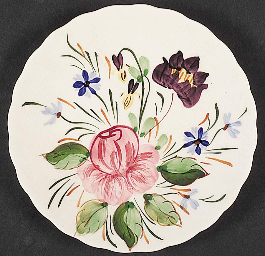 Rose Hill Bread & Butter Plate by Blue Ridge Southern Pottery-1