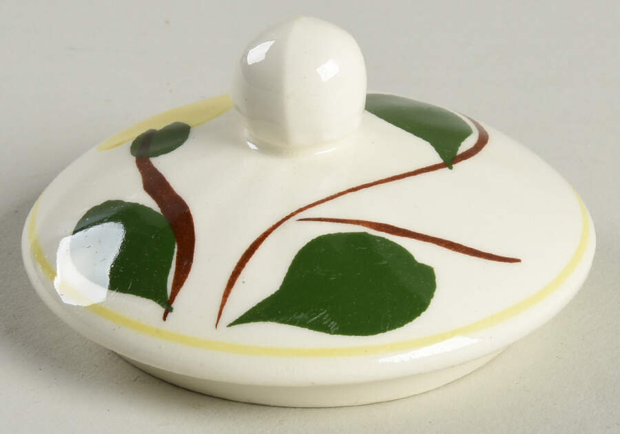 Rock Rose Yellow Sugar Bowl No Lid by Blue Ridge Southern Pottery-1