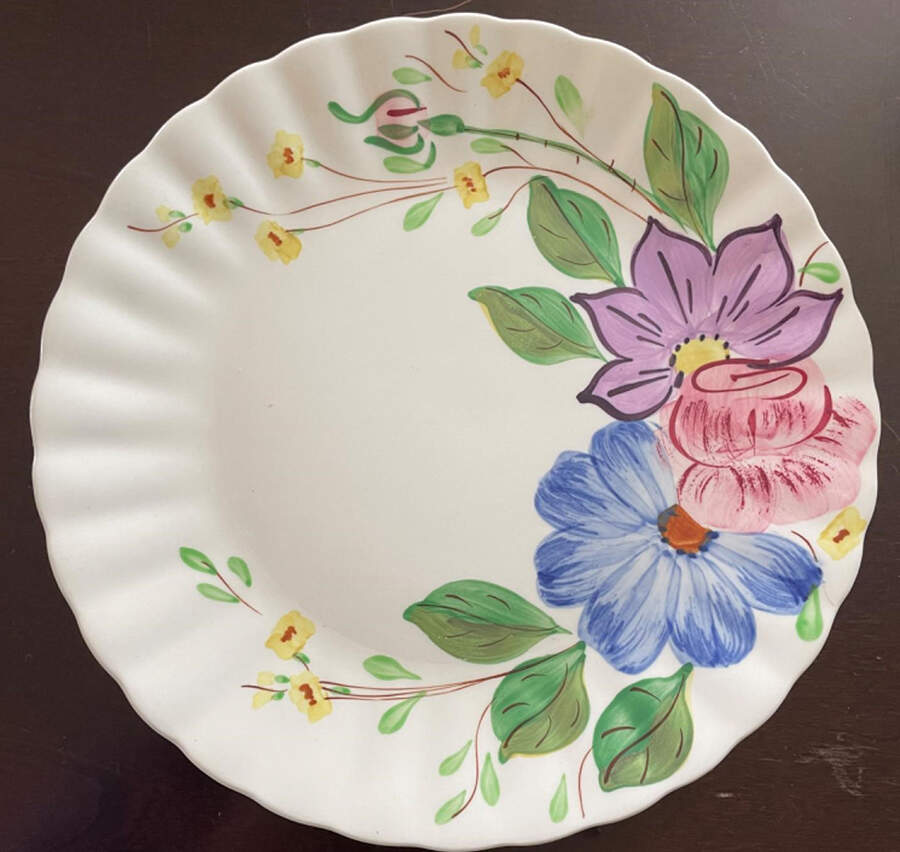 Roxalana Dinner Plate by Blue Ridge Southern Pottery-1