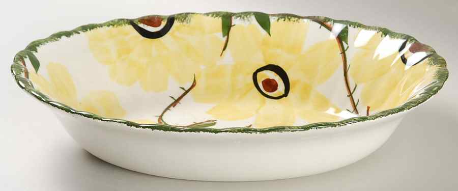 Rugosa 9" Oval Vegetable Bowl by Blue Ridge Southern Pottery-1