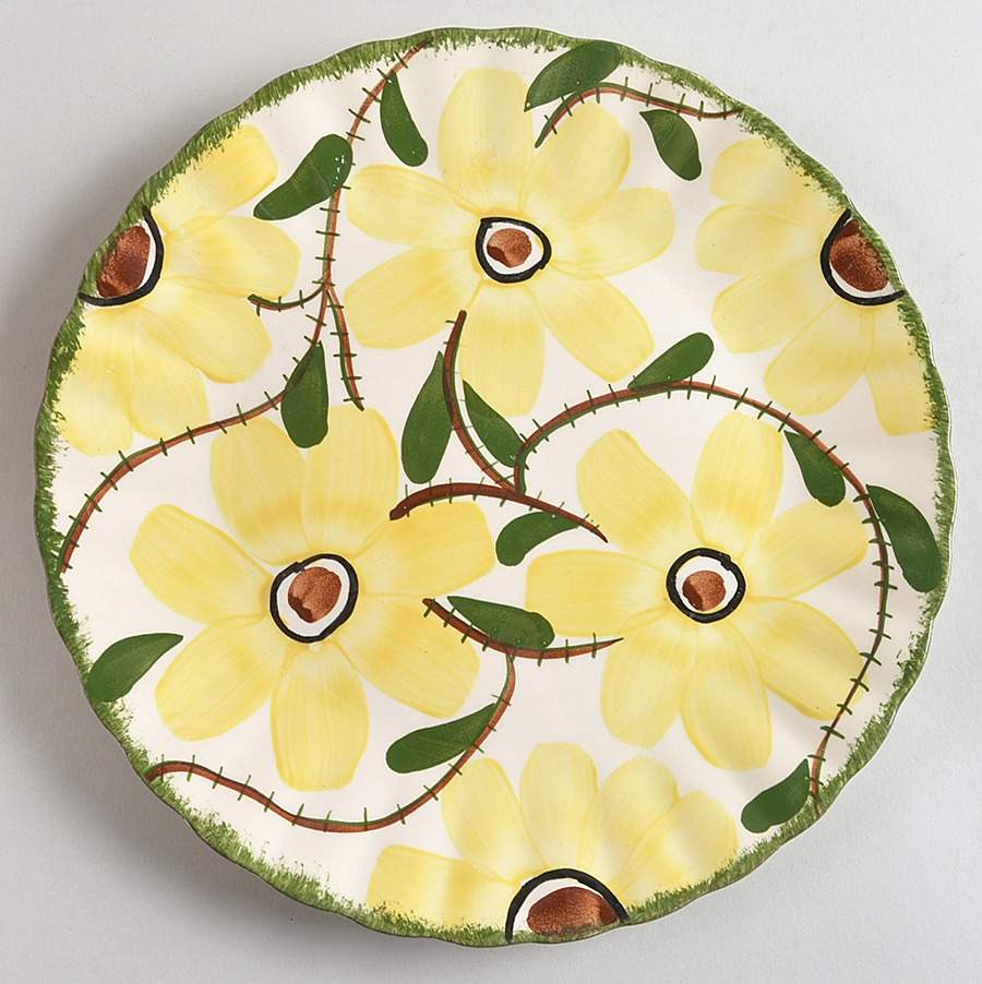 Rugosa Luncheon Plate by Blue Ridge Southern Pottery-1