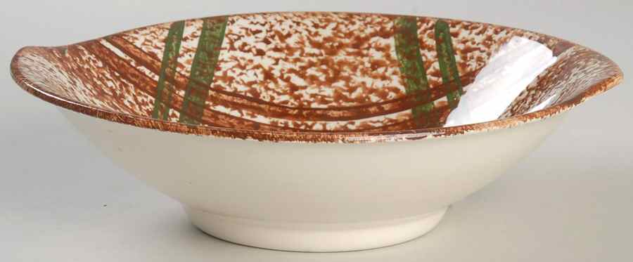 Rustic Plaid Lugged Cereal Bowl by Blue Ridge Southern Pottery-1