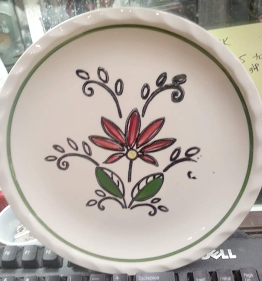 Sampler Dinner Plate by Blue Ridge Southern Pottery-1