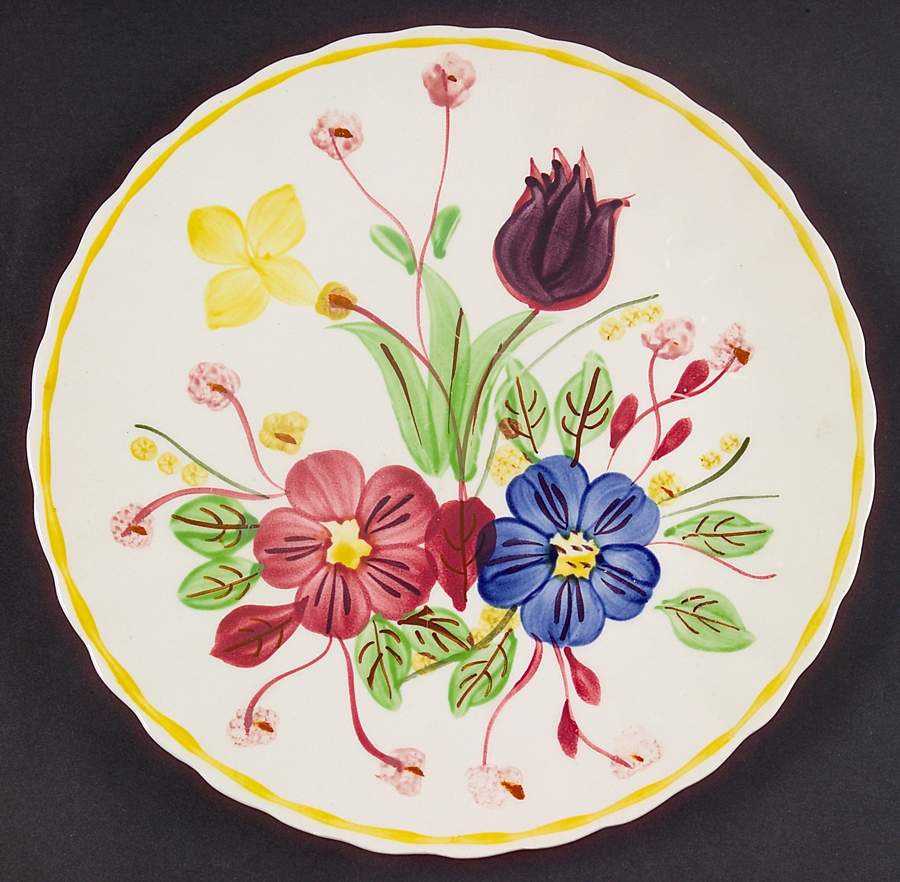 Sarepta Luncheon Plate by Blue Ridge Southern Pottery-1