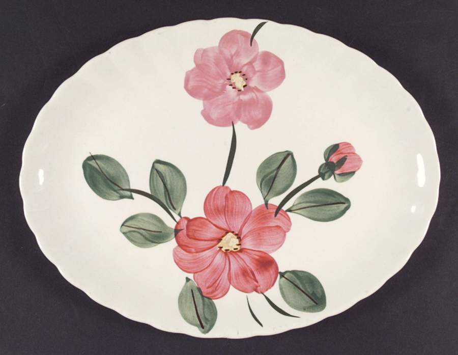 Savannah 11" Oval Serving Platter by Blue Ridge Southern Pottery-1