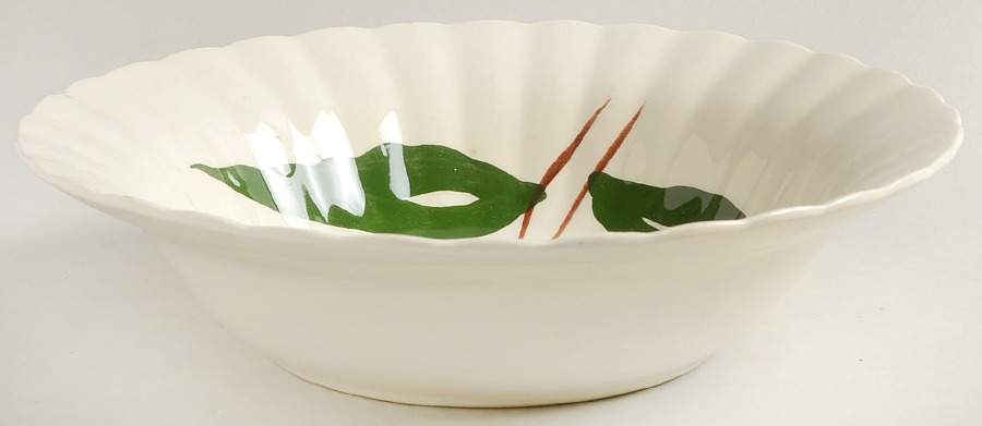 Shoo Fly 9" Round Vegetable Bowl by Blue Ridge Southern Pottery-1