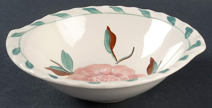 Southern Camellia Lugged Cereal Bowl by Blue Ridge Southern Pottery-1