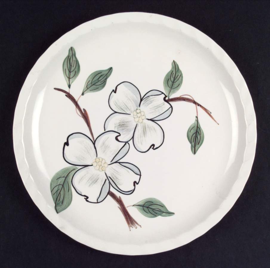 Spring Blossom Dinner Plate by Blue Ridge Southern Pottery-1