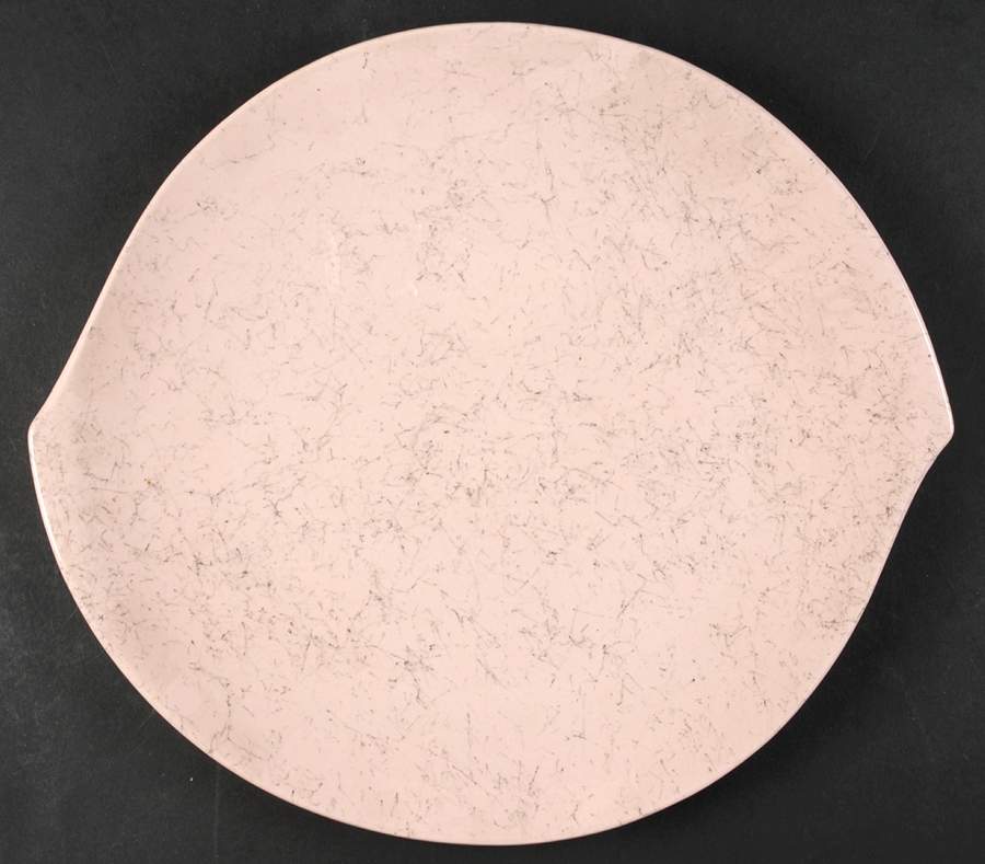 Spiderweb Pink 12" Chop Plate (Round Platter) by Blue Ridge Southern Pottery-1