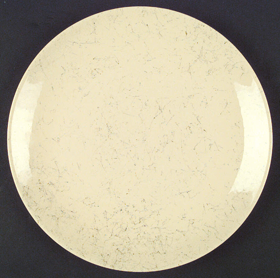 Spiderweb Yellow Dinner Plate by Blue Ridge Southern Pottery-1
