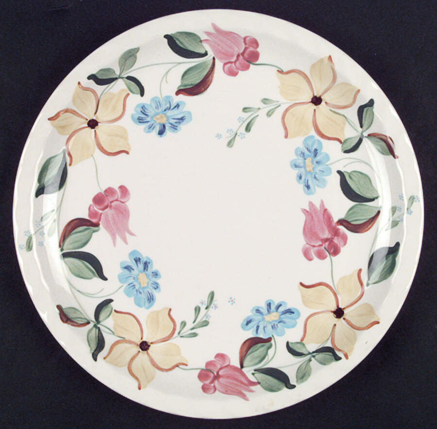 Spring Morning Dinner Plate by Blue Ridge Southern Pottery-1