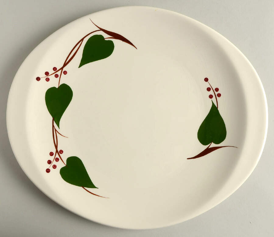 Stanhome Ivy 14" Oval Serving Platter by Blue Ridge Southern Pottery-1