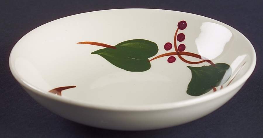 Stanhome Ivy Fruit/Dessert (Sauce) Bowl by Blue Ridge Southern Pottery-1