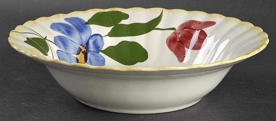 Sun Bouquet 9" Round Vegetable Bowl by Blue Ridge Southern Pottery-1