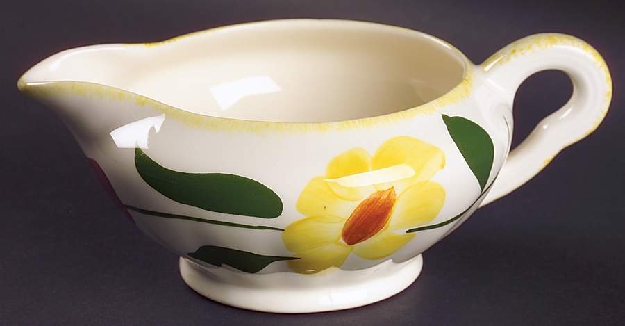 Sun Bouquet Gravy Boat by Blue Ridge Southern Pottery-1