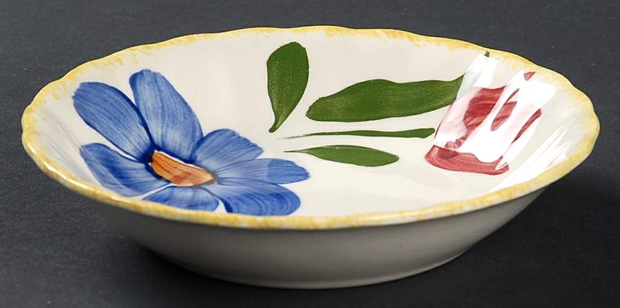 Sun Bouquet Fruit/Dessert (Sauce) Bowl by Blue Ridge Southern Pottery-1