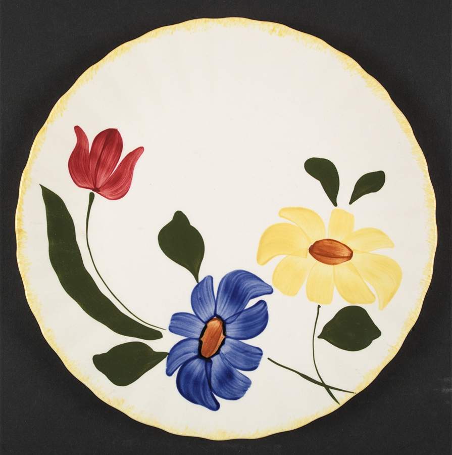 Sun Bouquet Dinner Plate by Blue Ridge Southern Pottery-1