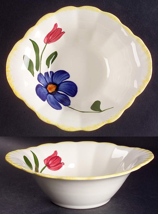 Sun Bouquet Lugged Cereal Bowl by Blue Ridge Southern Pottery-1