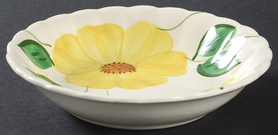 Sunflower Fruit/Dessert (Sauce) Bowl by Blue Ridge Southern Pottery-1