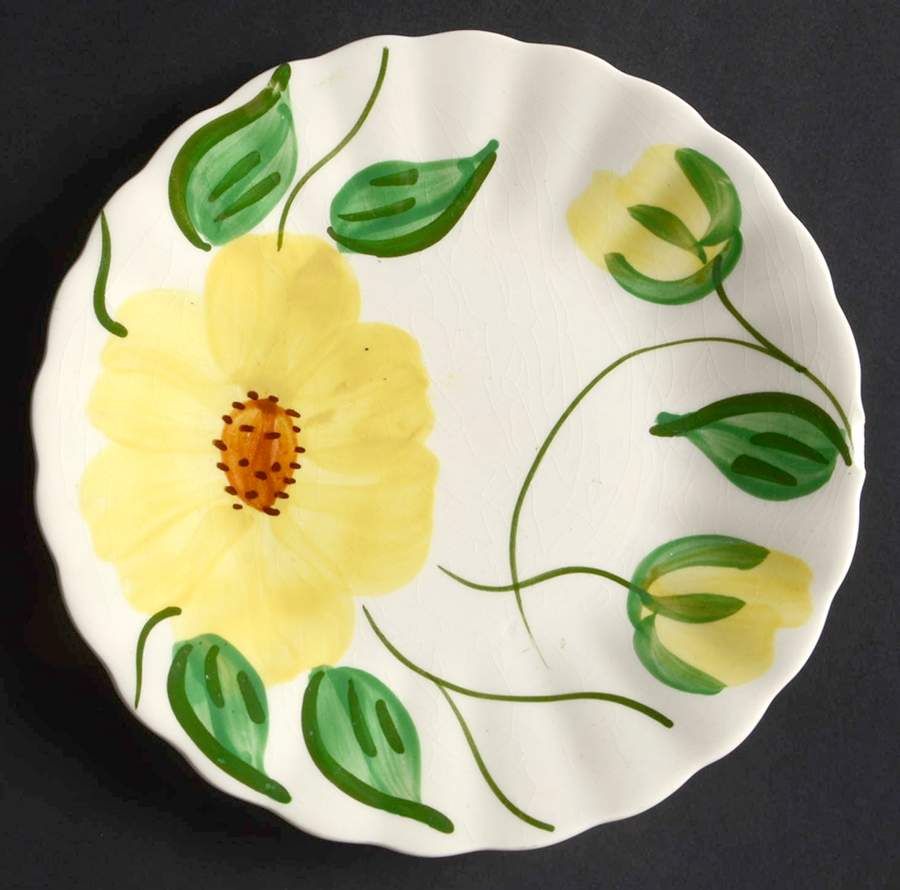Sunflower Bread & Butter Plate by Blue Ridge Southern Pottery-1
