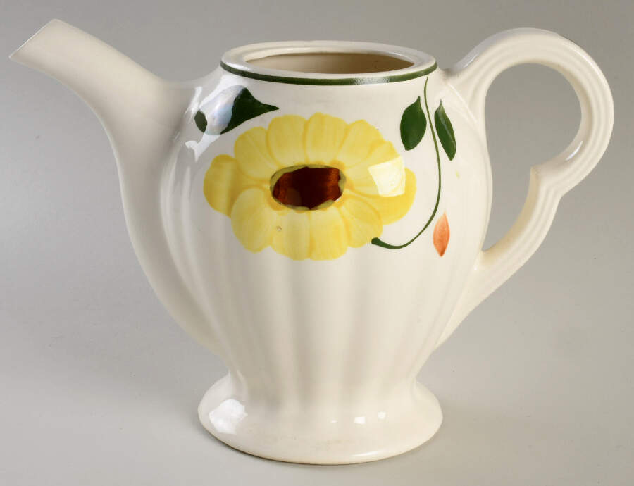Sunbright Teapot No Lid by Blue Ridge Southern Pottery-1