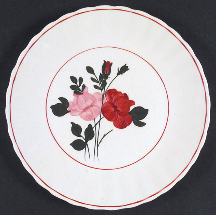 Susannah Luncheon Plate by Blue Ridge Southern Pottery-1