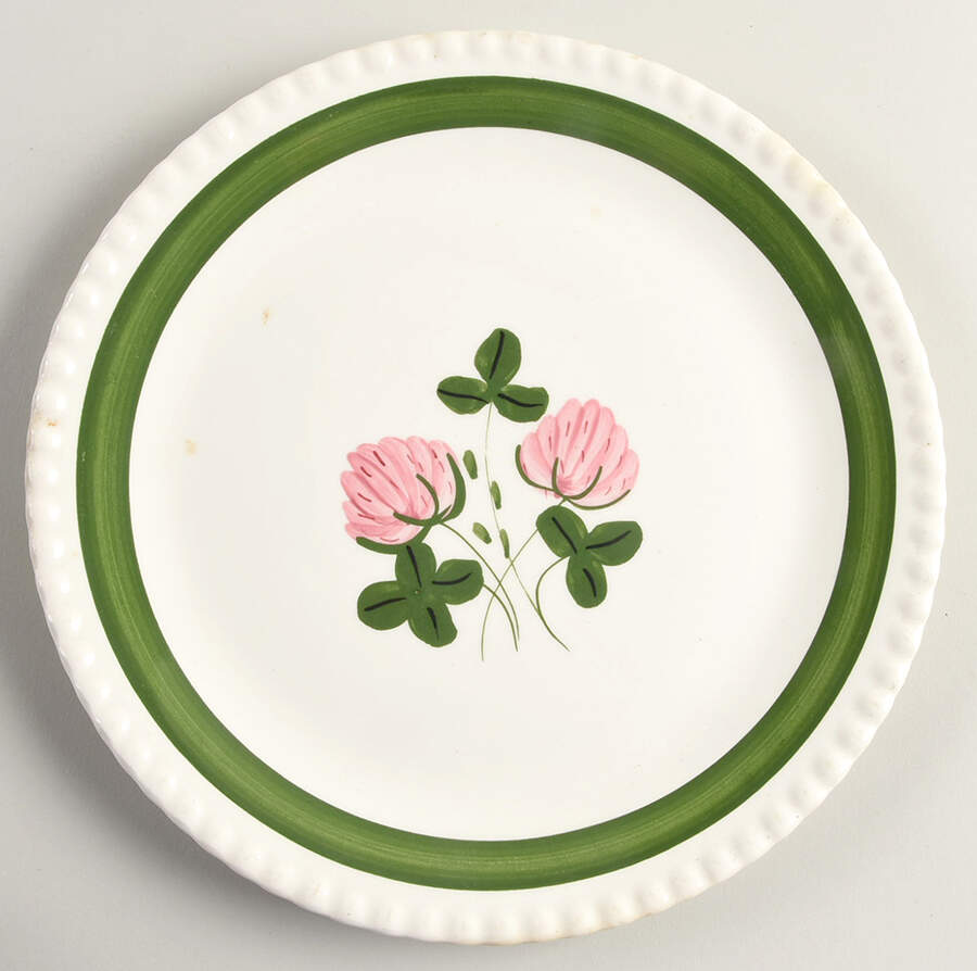 Sweet Clover Dinner Plate by Blue Ridge Southern Pottery-1