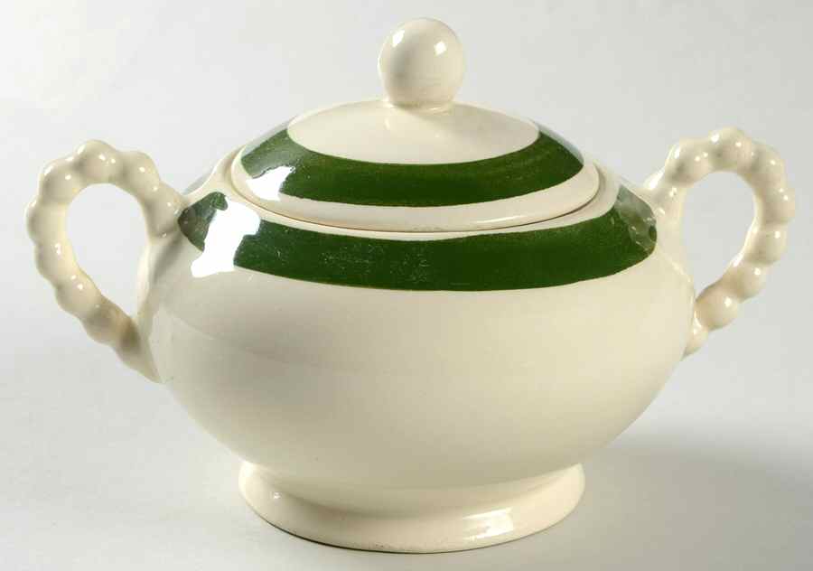 Sweet Clover Sugar Bowl & Lid by Blue Ridge Southern Pottery-1