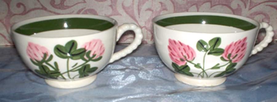 Sweet Clover Footed Cup by Blue Ridge Southern Pottery-1