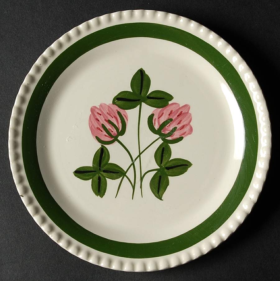 Sweet Clover Bread & Butter Plate by Blue Ridge Southern Pottery-1