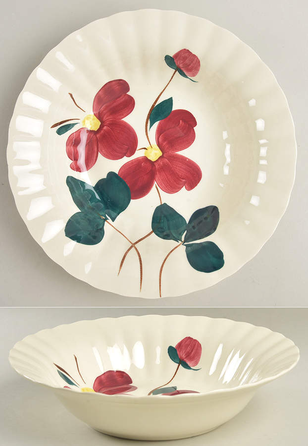 Symphony 9" Round Vegetable Bowl by Blue Ridge Southern Pottery-1