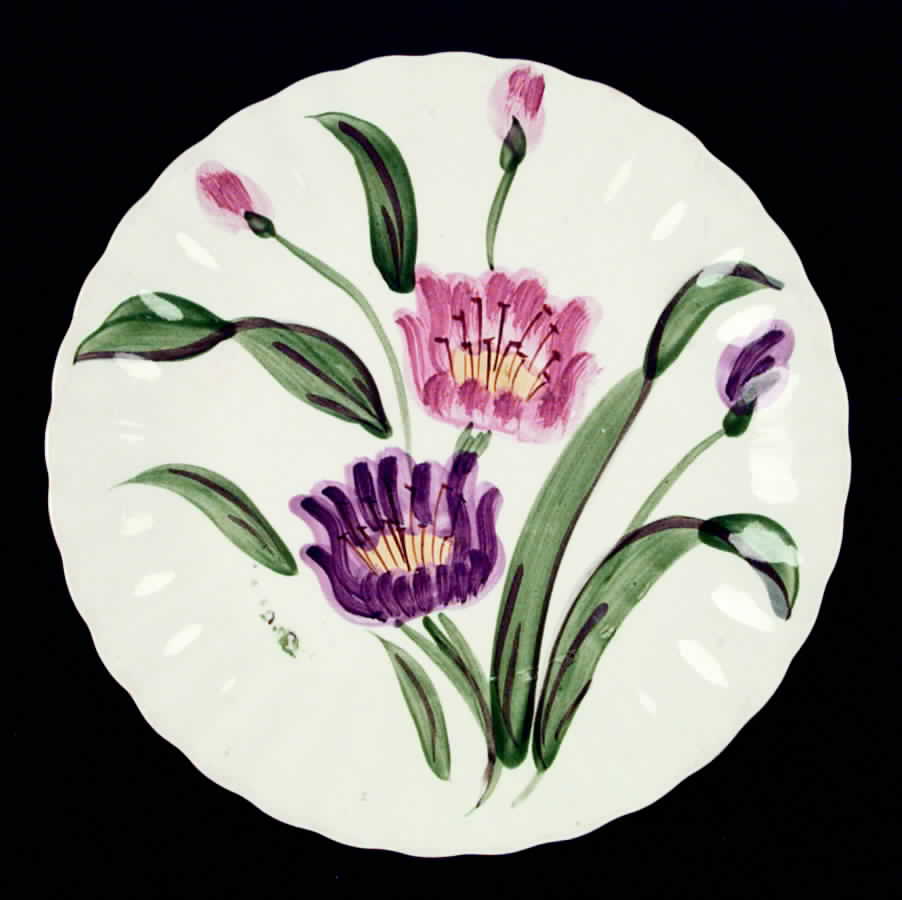 Tazewell Tulip Dinner Plate by Blue Ridge Southern Pottery-1