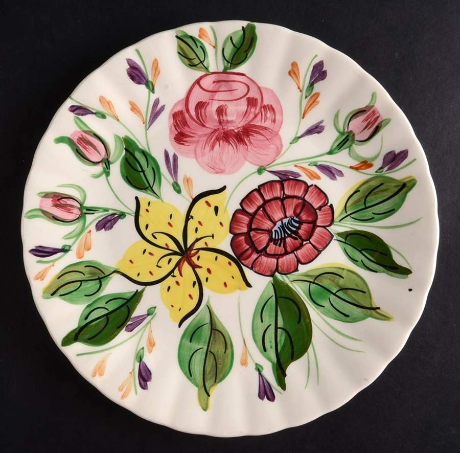 Tiger Lily Salad Plate by Blue Ridge Southern Pottery-1
