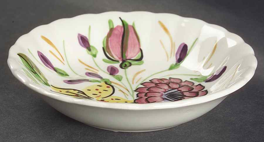 Tiger Lily Fruit/Dessert (Sauce) Bowl by Blue Ridge Southern Pottery-1