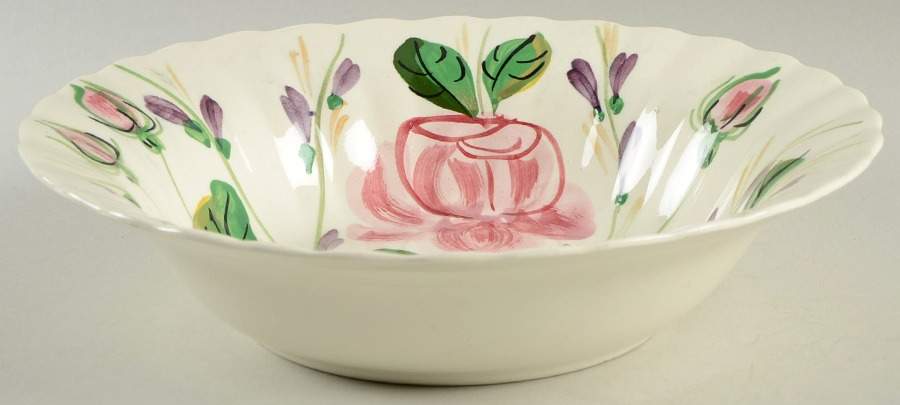 Tiger Lily 9" Round Vegetable Bowl by Blue Ridge Southern Pottery-1