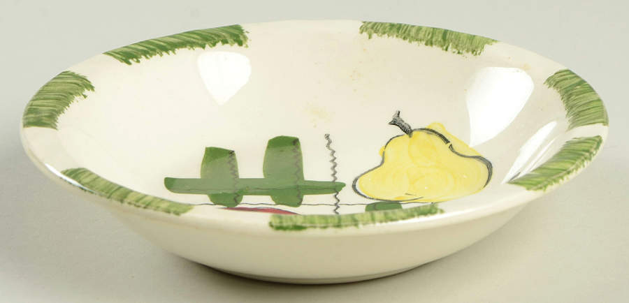 Tick Tack Fruit/Dessert (Sauce) Bowl by Blue Ridge Southern Pottery-1