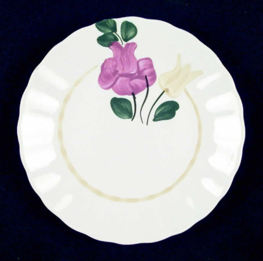 Tulip Bread & Butter Plate by Blue Ridge Southern Pottery-1