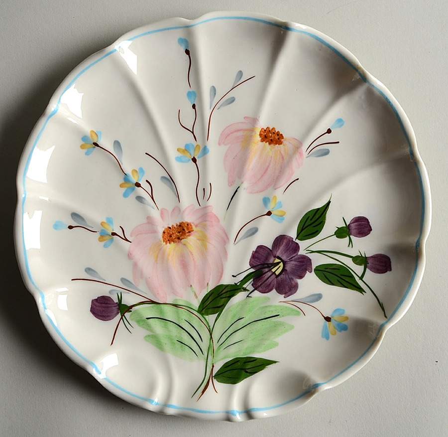 Tussie Mussie Large Shell Shaped Dish by Blue Ridge Southern Pottery-1
