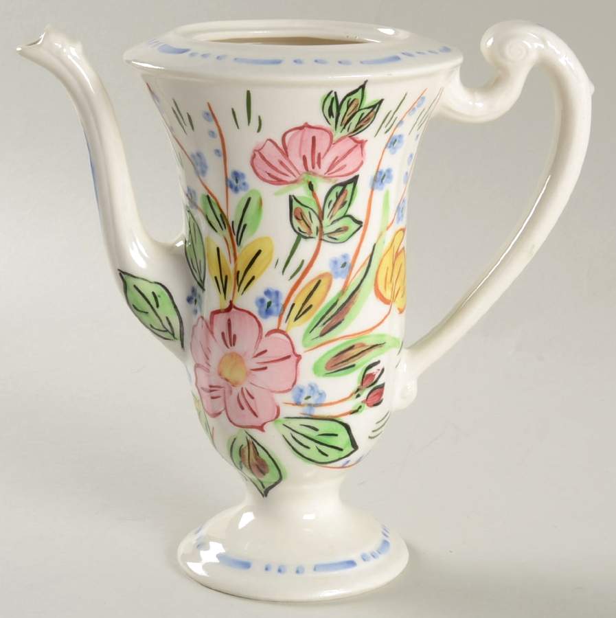 Verna Chocolate Pot No Lid by Blue Ridge Southern Pottery-1