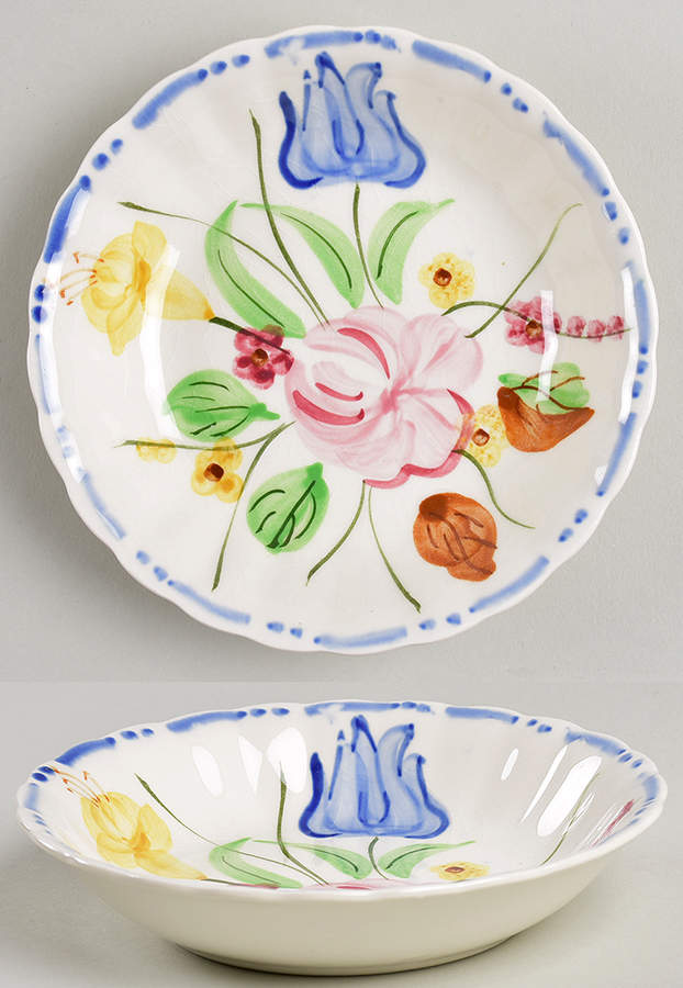 Waltz Time Fruit/Dessert (Sauce) Bowl by Blue Ridge Southern Pottery-1