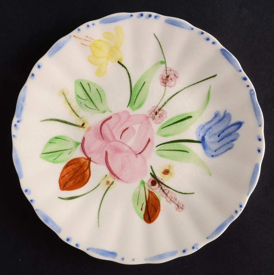 Waltz Time Bread & Butter Plate by Blue Ridge Southern Pottery-1