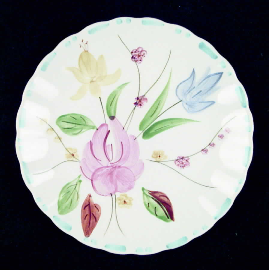 Waltz Time Dessert/Pie Plate by Blue Ridge Southern Pottery-1